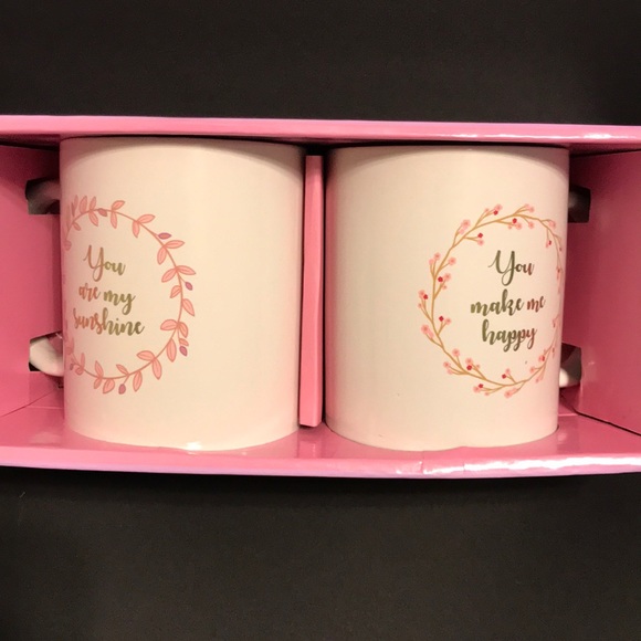 Set of 2 ceramic mugs - Picture 1 of 3